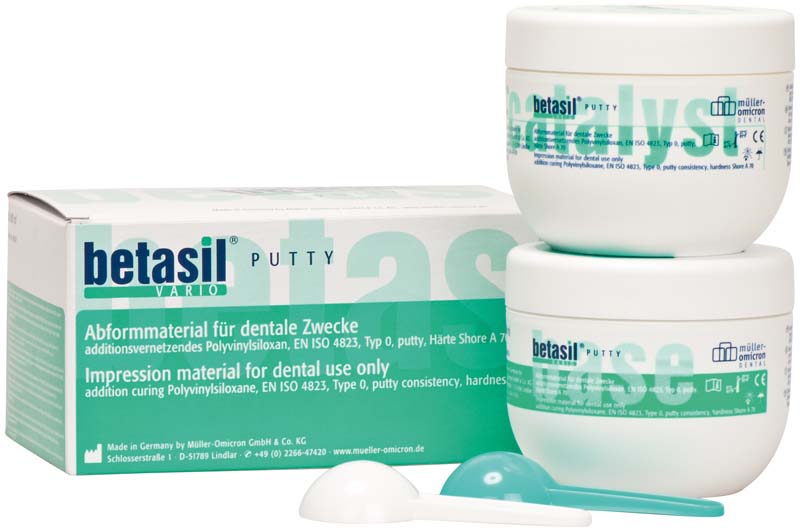 betasil® VARIO PUTTY  Packung  300 ml Base, 300 ml Katalysator
