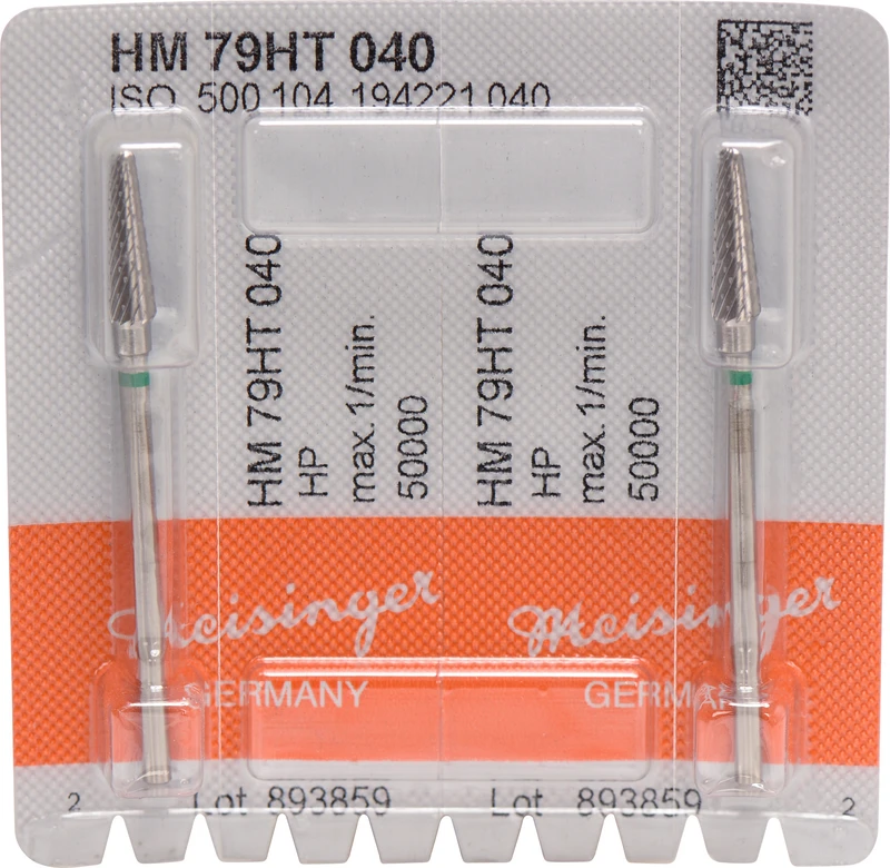 HM-Fräser HT  Packung  2 Stück Spezialverzahnung, grün grob, HP, Figur 194, 14,2 mm ISO 040