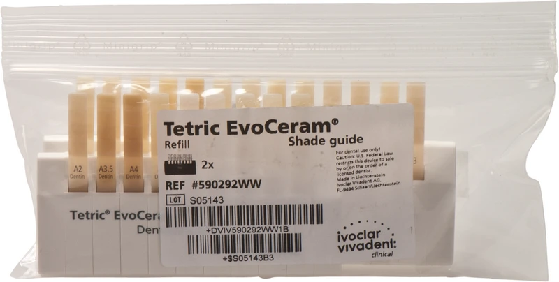 Tetric® EvoCeram® Farbschlüssel  Stück