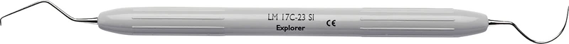 LM Sonden (Explorer)   Stück  Figur 17C\23, zentriert, grau, LM-ErgoNorm Griff