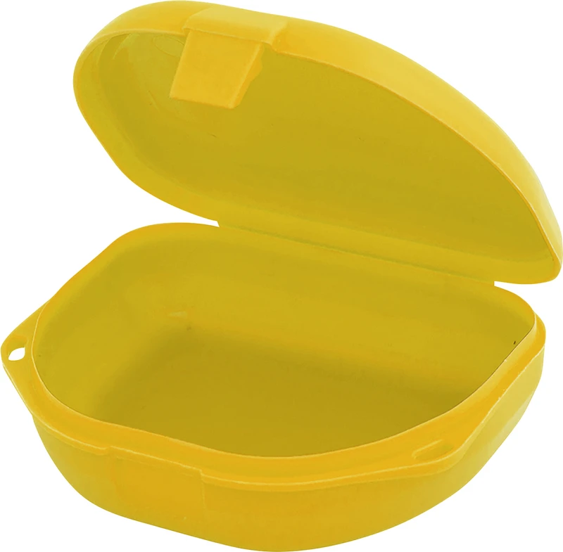 Schienen\Retainerboxen  Packung  12 Stück neongelb