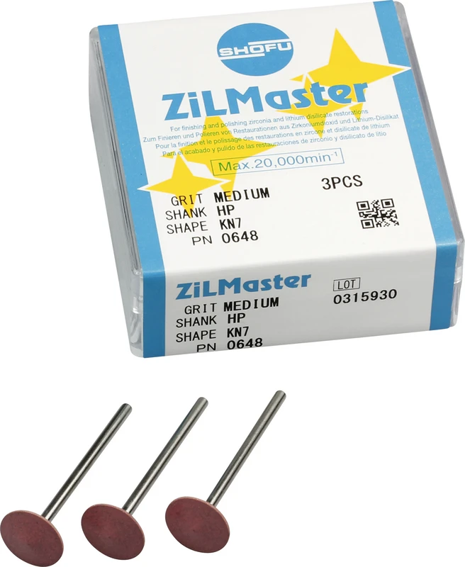 ZiLMaster  Packung  3 Stück HP, blau medium, KN7, ISO 125