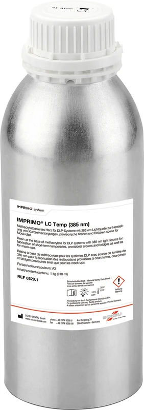 IMPRIMO® LC Temp  Flasche  1 kg 385 nm, A3