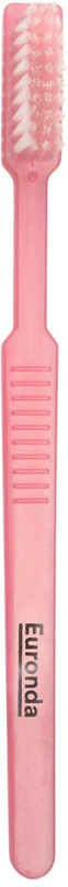Monoart® Einmalzahnbürsten  Box  100 Stück mit Paste, rosa