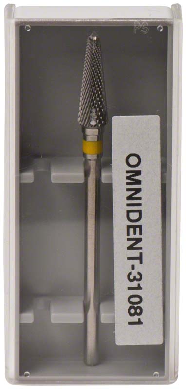 Omni HM-Fräser Schliff 30  Stück  kreuzverzahnt, gelb superfein, HP, Figur 194, 14 mm, ISO 045
