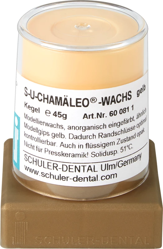 S-U-Chamäleo®-Wachs  Kegel  45 g gelb