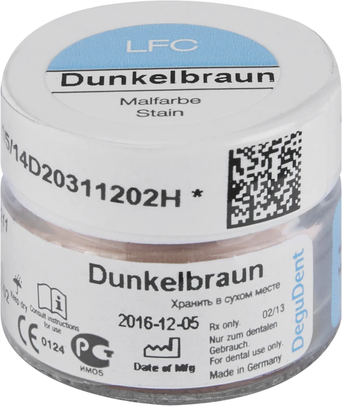 Ducera LFC Malfarbe  Dose  4 g dunkelbraun