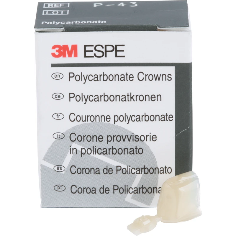 Polycarbonat-Kronen  Packung  5 Stück Nr. 43