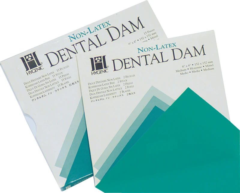 HYGENIC® Dental Dam Non-Latex  Packung  15 Stück Erwachsene