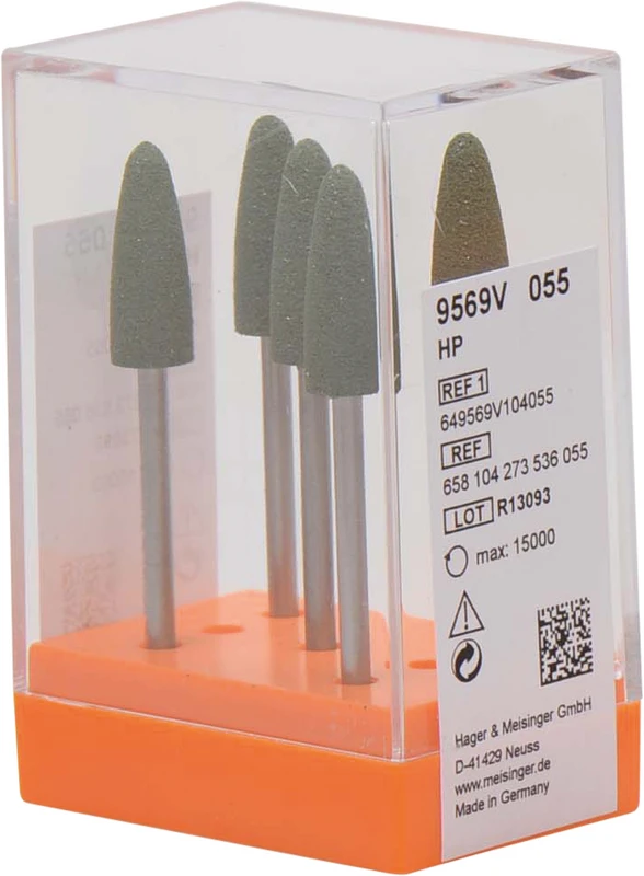 Kunststoffpolierer 9569  Packung  5 Stück grün, HP, Figur 273, 17 mm, ISO 055
