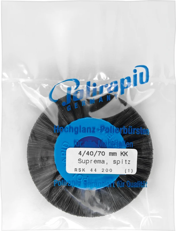 Suprema Rundbürsten  Stück  mit Kunststoffkern, 4-reihig, spitz, Kern: 40 mm, Außen: 70 mm