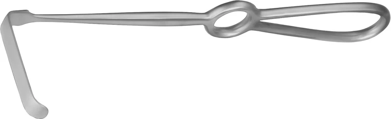 Wundhaken nach Langenbeck  Stück  1890\6, 60 x 11 mm