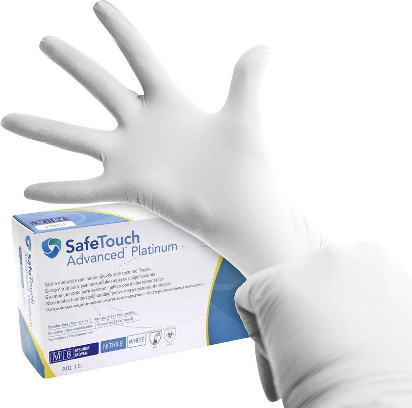 Medicom® SafeTouch® Advanced Platinium  Packung  100 Stück puderfrei, weiß, M