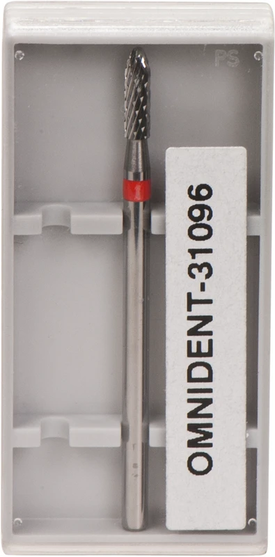 Omni HM-Fräser Schliff 20  Stück  kreuzverzahnt, rot fein, HP, Figur 289, 8 mm, ISO 023