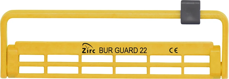 Steri-Bur Guards  Stück  für 22 Instrumente, neongelb, 12,4 x 3,9 x 1,1 cm
