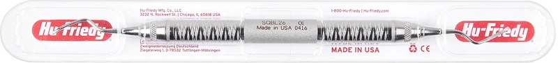 Küretten nach Quetin  Stück  Figur 2, Ø 1,3 mm, bukkal\lingual, Griff #6