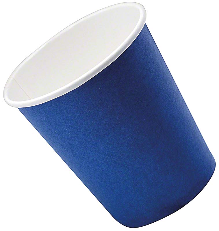 smart Mundspülbecher Hartpapier  Karton  1.000 Stück dunkelblau
