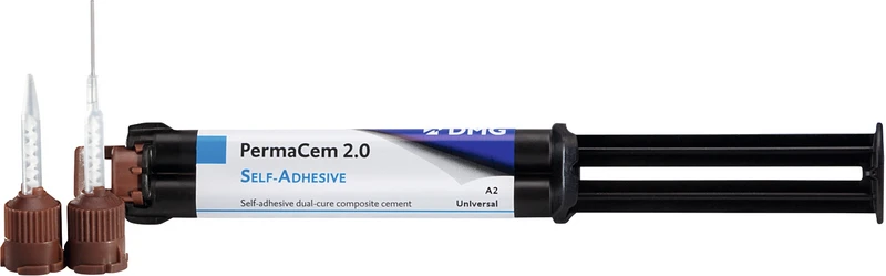 PermaCem 2.0  Packung  3 x 9 g Spritze A3 opaque, 45 Smartmix-Tips Short, 15 Smartmix-Tips Endo M