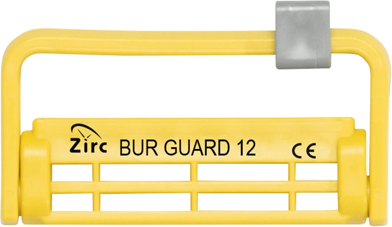 Steri-Bur Guards  Stück  für 12 Instrumente, neongelb, 7,3 x 3,9 x 1 cm