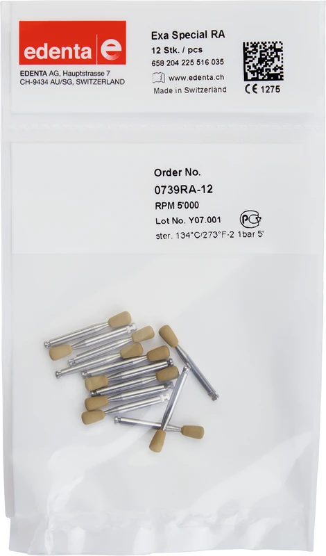 Exa Special  Packung  12 Stück gelb, RA, Figur 255, 6 mm, ISO 035