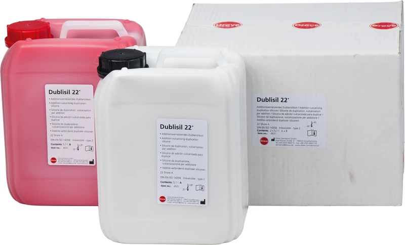 Dublisil® 22 plus  Karton  5,1 Liter Kanister A, 5,1 Liter Kanister B