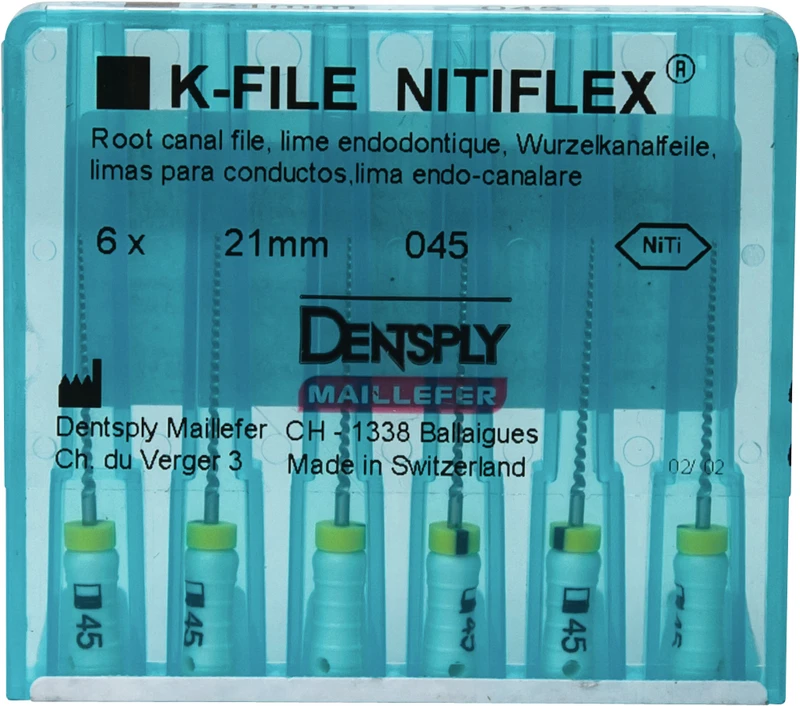 File NiTiflex  Packung  6 Stück 21 mm ISO 045