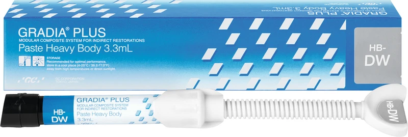 GC GRADIA® PLUS  Spritze  3,3 ml Paste HB-DW