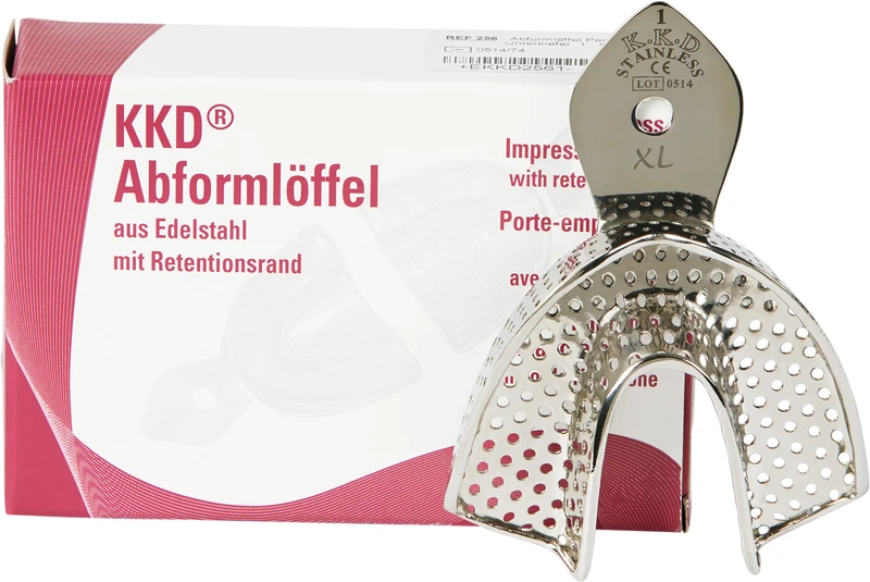 KKD® Abformlöffel Standardabdruck  Stück  UK-1, XL, perforiert