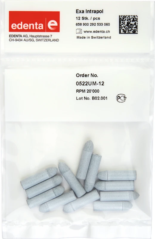 Exa Intrapol  Packung  12 Stück unmontiert, weiß grob, Figur 292, 23 mm, ISO 060