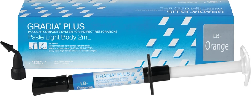 GC GRADIA® PLUS  Spritze  2 ml Paste LB-orange