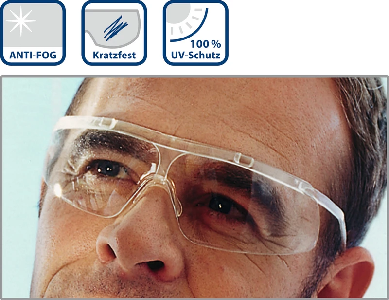 Hager iSpec® Super Lite Fit  Stück  Fassung Crystal, Scheibe farblos, UV-Bereich 2-1,2