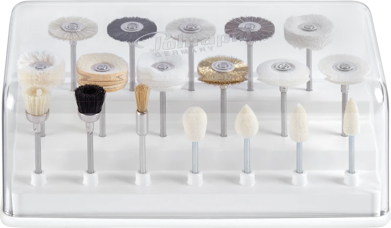 Musterbox  Stück  Ständer bestückt mit 18 Muster Instrumenten