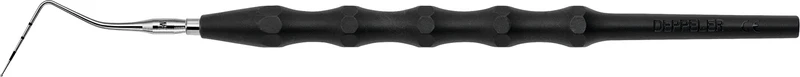 DEPPELER Parosonden  Stück  WHO mit DMSN Griff, schwarz, Spitze Ø 0,5 mm, Graduierung (3,5-5,5-8,8-11,5 mm)