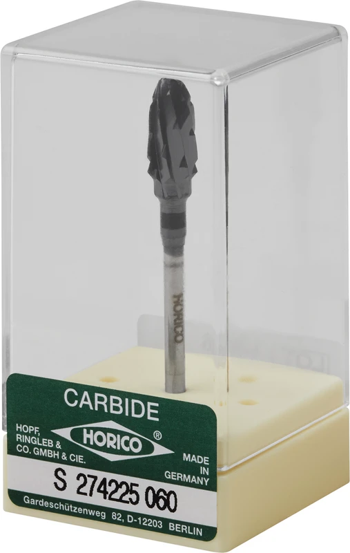 HM-Fräser 274  Stück  schwarz besch., Kreuzverz., schwarz x-grob, HP, Fig. S274 Ausf. 225, ISO 060