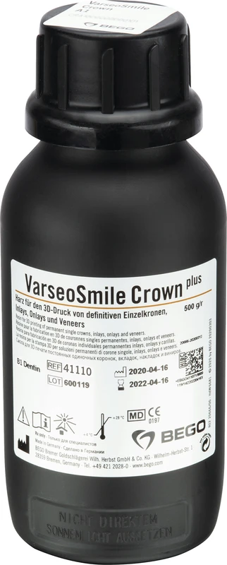 VarseoSmile Crown Plus  Flasche  500 g 385\405 nm, B1