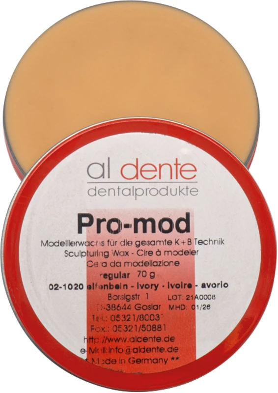 Modellierwachs  Dose  70 g elfenbein