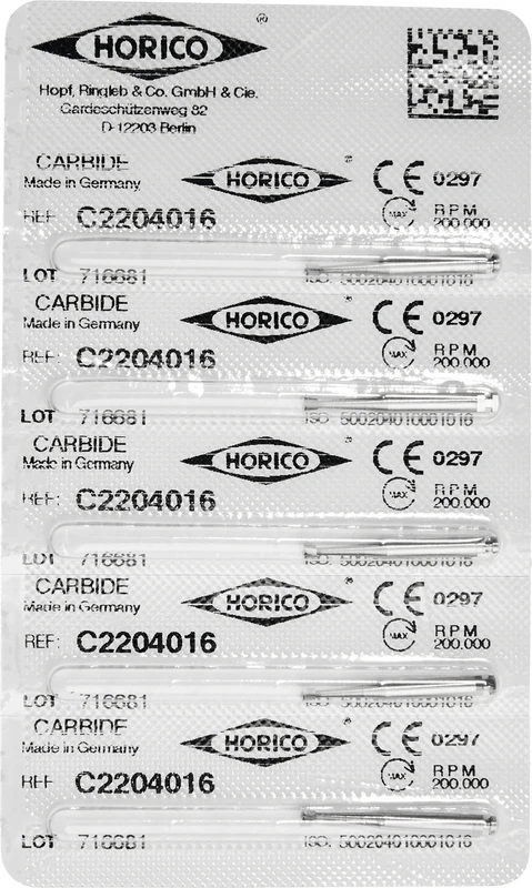 HM-Bohrer C2  Packung  5 Stück RA, Figur 001, ISO 016