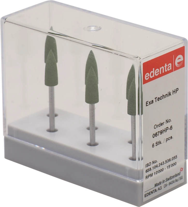 Exa Technique  Packung  6 Stück grün grob, HP, Figur 243, 15,5 mm, ISO 055