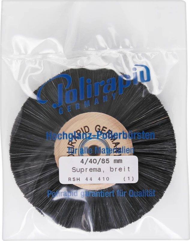 Suprema Rundbürsten  Stück  mit Holzkern, 4-reihig, breit, Kern: 40 mm, Außen: 85 mm