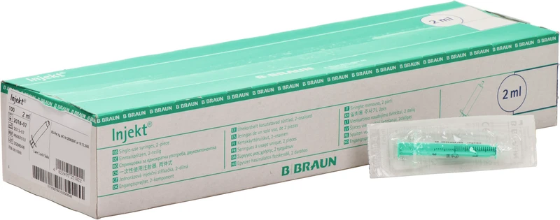 Injekt® Solo  Packung  100 Stück 2 ml, Lock-Ansatz