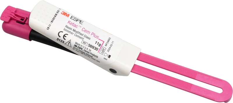 Ketac Cem Plus  Packung  2 x 11 g Clicker, 1 Anmischblock