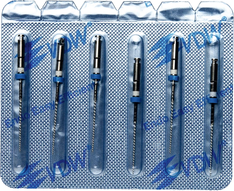 FlexMaster® Instrumente  Packung  6 Stück 25 mm, Taper.02 ISO 045