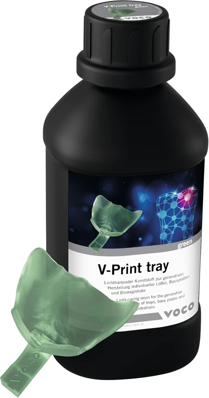 V-Print tray   Flasche  1.000 g grün