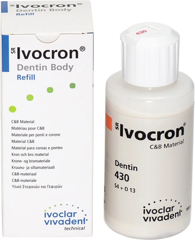 SR Ivocron®  Flasche  100 g Pulver dentin 430\4B
