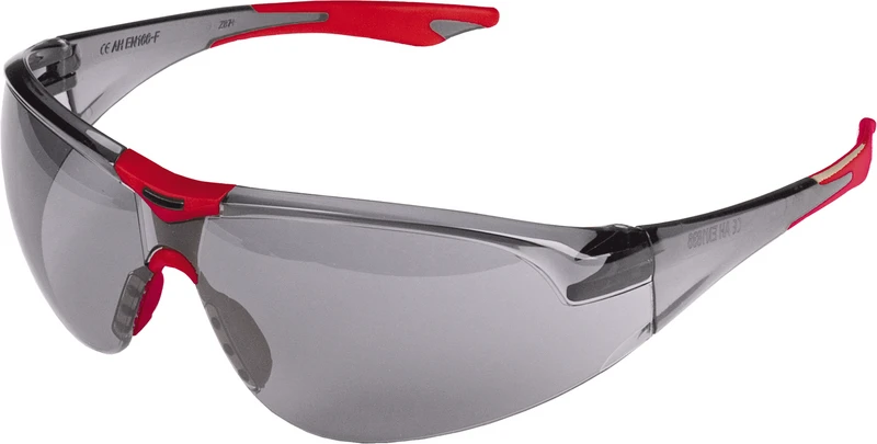 KKD® ANTI-FOG Patienten-Schutzbrille NEW-STYLE  Stück  Fassung rot, Scheibe rauchgrau