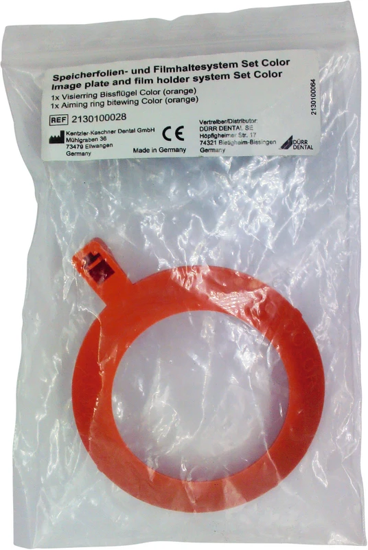 Speicherfolien\Filmhaltersystem  Stück  Visierring für Bissflügel, orange