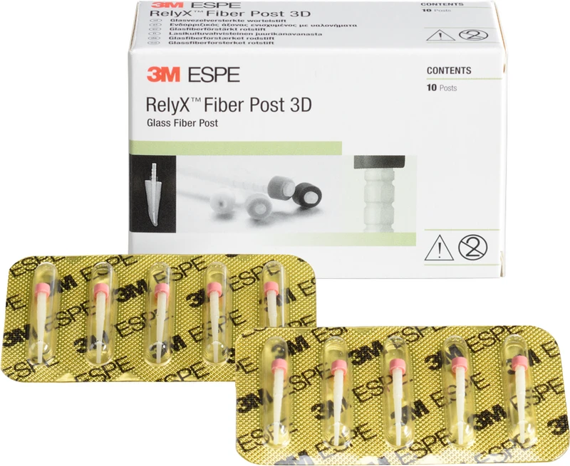 RelyX Fiber Post 3D  Packung  10 Stück Größe 2 Ø 1,6 mm