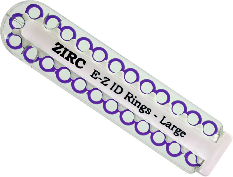 EZ-ID Markierungsringe  Packung  25 Stück neonlila, Ø 6 mm