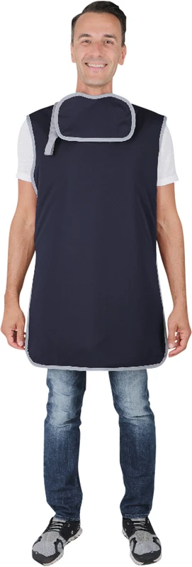 Dental-Rundumschutzschürze  Stück  M, 1 Spezial-Bügel, Blue Admiral