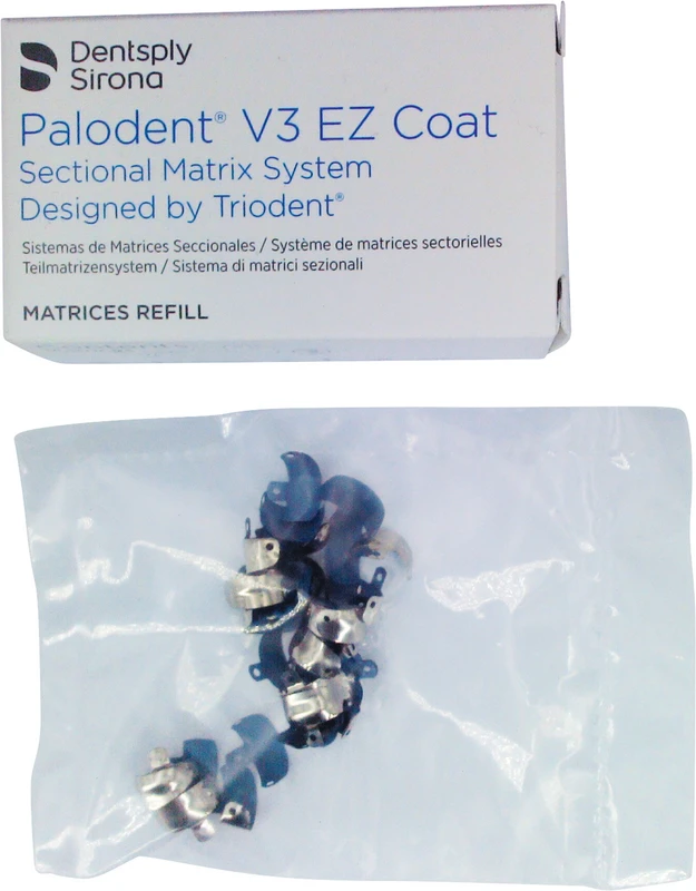 Palodent® V3 Teilmatrizensystem  Packung  50 V3 EZ Coat Matrizen 5,5 mm